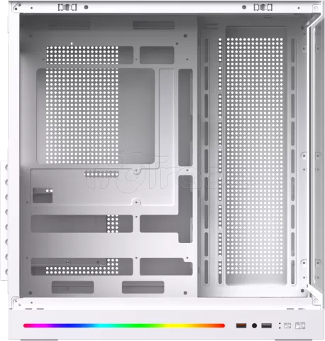 Photo de Boitier Grand Tour E-ATX Xigmatek Cloud Digital avec panneaux vitrés (Blanc)