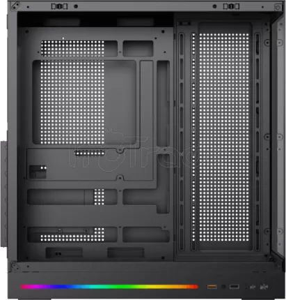 Photo de Boitier Grand Tour E-ATX Xigmatek Cloud Digital avec panneaux vitrés (Noir)