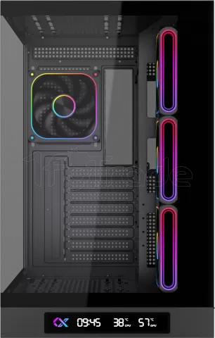 Photo de Boitier Grand Tour E-ATX Xigmatek Cloud Digital avec panneaux vitrés (Noir)