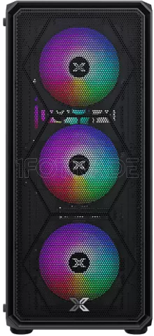 Photo de Boitier Grand Tour E-ATX Xigmatek Duo X RGB avec panneau vitré (Noir)