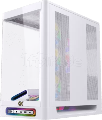 Photo de Boitier Grand-Tour E-ATX Xigmatek Heaven Air ARGB avec panneaux vitrés (Blanc)
