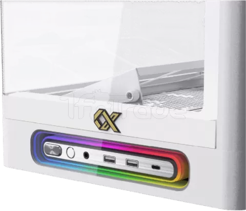 Photo de Boitier Grand-Tour E-ATX Xigmatek Heaven Air ARGB avec panneaux vitrés (Blanc)