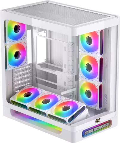Photo de Boitier Grand-Tour E-ATX Xigmatek Heaven Air RGB avec panneaux vitrés (Blanc)