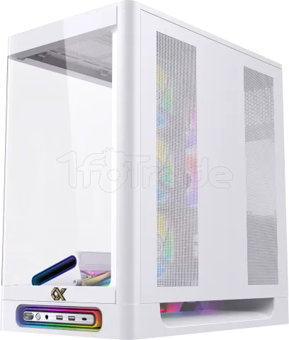 Photo de Boitier Grand-Tour E-ATX Xigmatek Heaven Air RGB avec panneaux vitrés (Blanc)