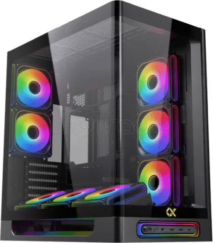 Photo de Boitier Grand-Tour E-ATX Xigmatek Heaven Air RGB avec panneaux vitrés (Noir)
