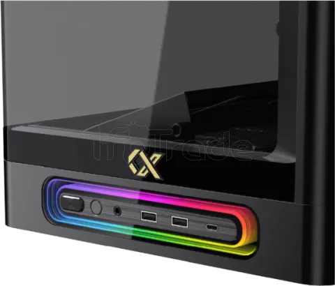 Photo de Boitier Grand-Tour E-ATX Xigmatek Heaven Air RGB avec panneaux vitrés (Noir)