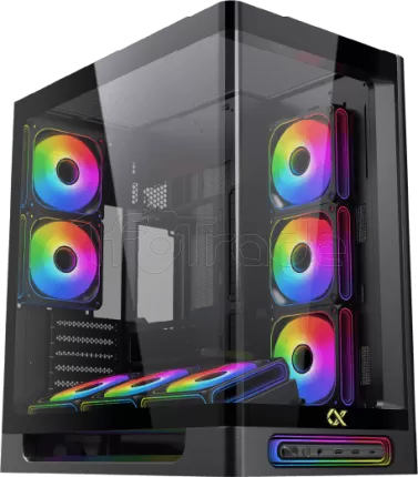 Photo de Boitier Grand-Tour E-ATX Xigmatek Heaven ARGB avec panneaux vitrés (Noir)