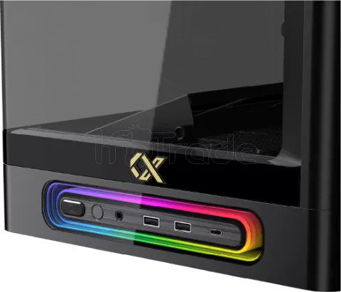 Photo de Boitier Grand-Tour E-ATX Xigmatek Heaven ARGB avec panneaux vitrés (Noir)