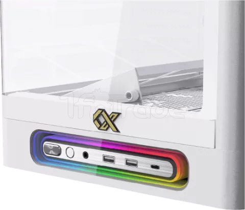 Photo de Boitier Grand-Tour E-ATX Xigmatek Heaven RGB avec panneaux vitrés (Blanc)