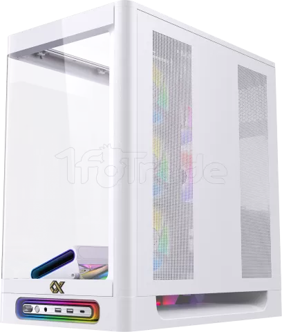Photo de Boitier Grand-Tour E-ATX Xigmatek Heaven RGB avec panneaux vitrés (Blanc)