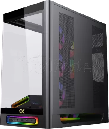 Photo de Boitier Grand-Tour E-ATX Xigmatek Heaven RGB avec panneaux vitrés (Noir)