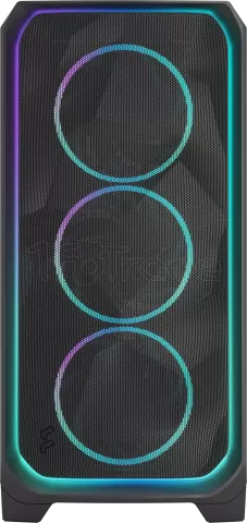 Photo de Boitier Grand Tour EE-ATX Fractal Design Meshify 3 XL Ambience Pro RGB avec panneau vitré (Noir)