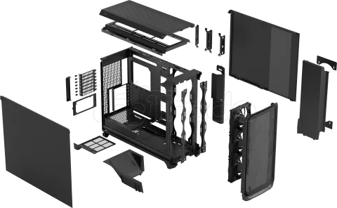 Photo de Boitier Grand Tour EE-ATX Fractal Design Meshify 3 XL (Noir)