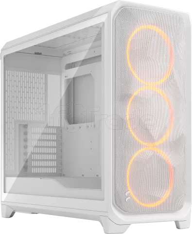 Photo de Boitier Grand Tour EE-ATX Fractal Design Meshify 3 XL RGB avec panneau vitré (Blanc)