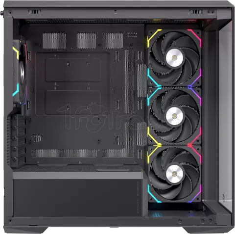 Photo de Boitier Micro ATX ATX Einarex ZM800 RGB avec panneaux vitrés (Noir)