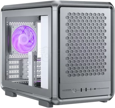 Photo de Boitier  Micro ATX  Cooler Master MasterFrame 400 Mesh avec panneau vitré (Argent)