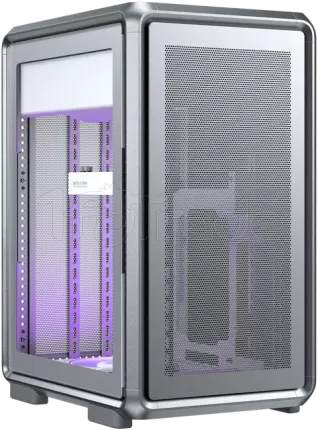 Photo de Boitier Micro ATX Cooler Master MasterFrame 400 Mesh avec panneau vitré (Argent)