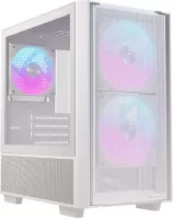 Photo de Boitier Micro ATX Einarex PM150 RGB avec panneau vitré (Blanc)