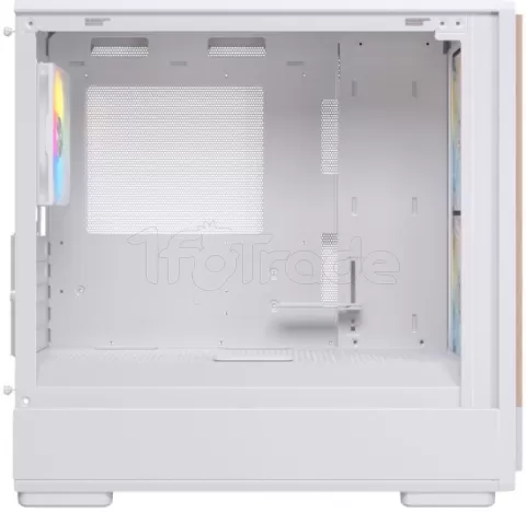 Photo de Boitier Micro ATX Einarex PM400 RGB avec panneau vitré (Blanc)