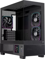 Photo de Boitier Micro ATX Einarex SM501D RGB avec panneaux vitrés (Noir)