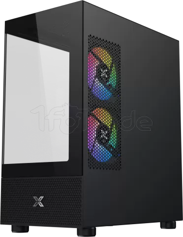 Photo de Boitier Micro Tour ATX Xigmatek Alphard M RGB avec panneaux vitrés (Noir)