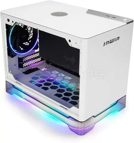 Boitier Mini ITX InWin A1 Plus RGB + alimentation 650W (Blanc