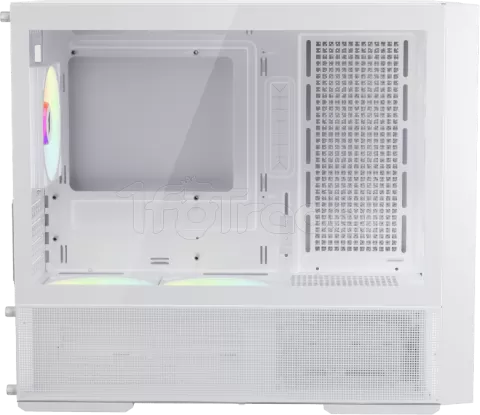 Photo de Boitier Mini Tour Micro ATX 1stPlayer AU6 ARGB avec panneaux vitrés (Blanc)
