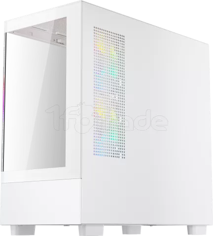 Photo de Boitier Mini Tour Micro ATX 1stPlayer Mi5 RGB avec panneaux vitrés (Blanc)