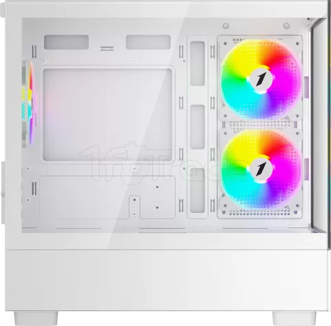 Photo de Boitier Mini Tour Micro ATX 1stPlayer Mi5 RGB avec panneaux vitrés (Blanc)