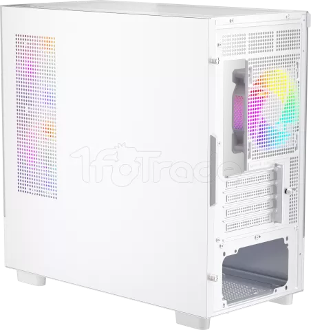 Photo de Boitier Mini Tour Micro ATX 1stPlayer Mi5 RGB avec panneaux vitrés (Blanc)