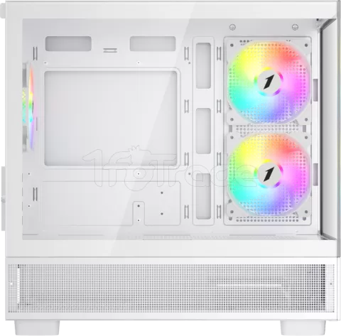 Photo de Boitier Mini Tour Micro ATX 1stPlayer Mi5 RGB avec panneaux vitrés (Blanc)