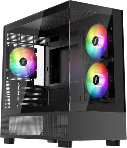 Photo de Boitier Mini Tour Micro ATX 1stPlayer Mi5 RGB avec panneaux vitrés (Noir)