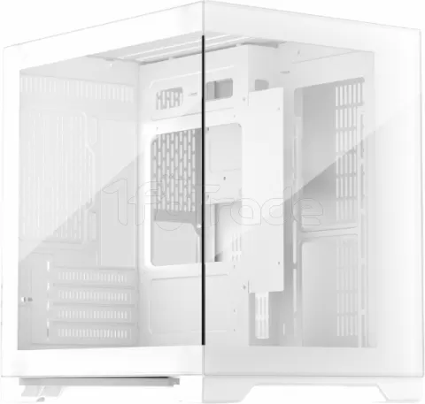 Photo de Boitier Mini Tour Micro ATX 1stPlayer MV5 avec panneaux vitrés (Blanc)
