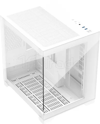 Photo de Boitier Mini Tour Micro ATX 1stPlayer MV5 avec panneaux vitrés (Blanc)