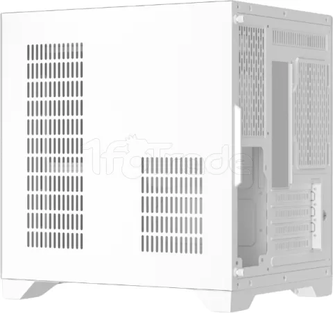 Photo de Boitier Mini Tour Micro ATX 1stPlayer MV5 avec panneaux vitrés (Blanc)