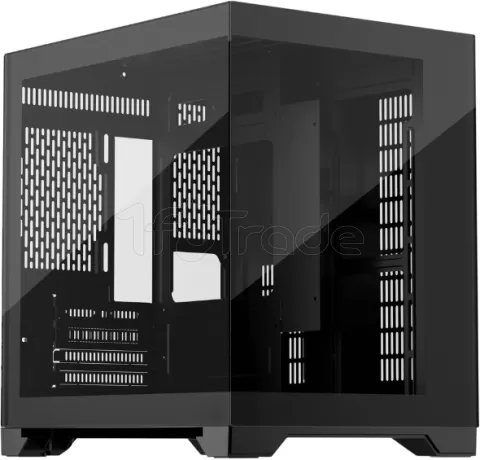 Photo de Boitier Mini Tour Micro ATX 1stPlayer MV5 RGB avec panneaux vitrés (Noir)