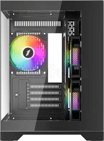 Photo de Boitier Mini Tour Micro ATX 1stPlayer MV5 RGB avec panneaux vitrés (Noir)