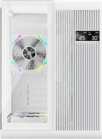 Photo de Boitier Mini Tour Micro ATX 1stPlayer RT5 RGB avec panneaux vitrés (Blanc)