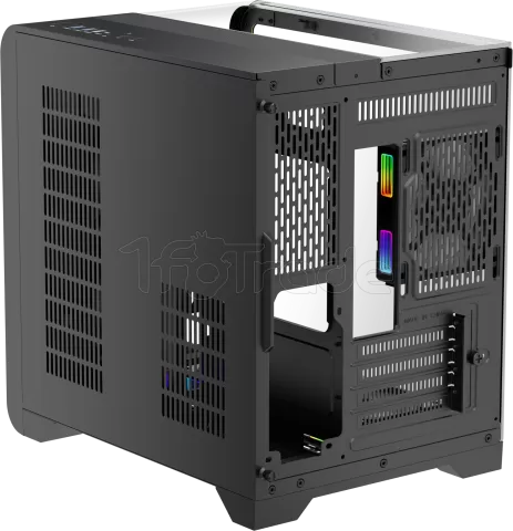 Photo de Boitier Mini Tour Micro ATX 1stPlayer RT5 RGB avec panneaux vitrés (Noir)