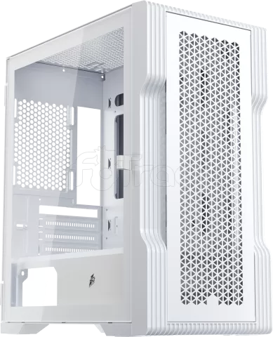 Photo de Boitier Mini Tour Micro ATX 1stPlayer T3 RGB avec panneau vitré (Blanc)