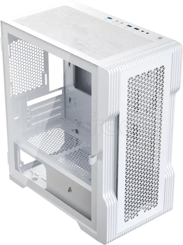 Photo de Boitier Mini Tour Micro ATX 1stPlayer T3 RGB avec panneau vitré (Blanc)