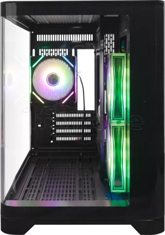 Photo de Boitier Mini Tour Micro ATX 1stPlayer UView 5 RGB avec panneaux vitrés (Noir)