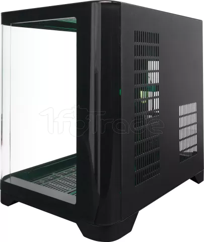 Photo de Boitier Mini Tour Micro ATX 1stPlayer UView 5 RGB avec panneaux vitrés (Noir)