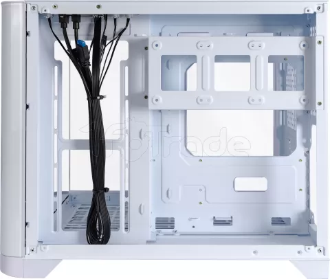 Photo de Boitier Mini Tour Micro ATX 1stPlayer UView 6 RGB avec panneaux vitrés (Blanc)