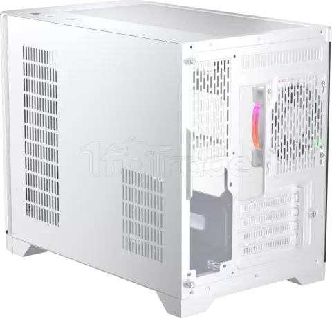 Photo de Boitier Mini Tour Micro ATX 1stPlayer UView 6 RGB avec panneaux vitrés (Blanc)