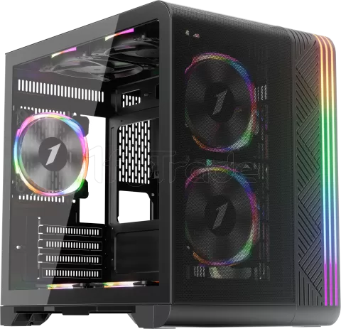 Photo de Boitier Mini Tour Micro ATX 1stPlayer VT5 RGB avec panneau vitré (Noir)
