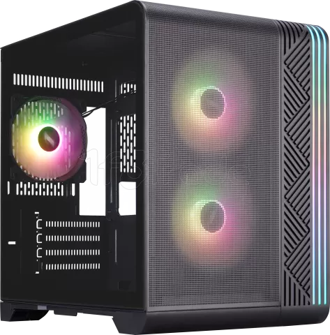 Photo de Boitier Mini Tour Micro ATX 1stPlayer VT5 RGB avec panneau vitré (Noir)