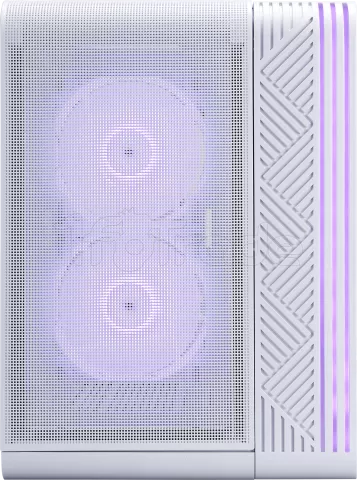 Photo de Boitier Mini Tour Micro ATX 1stPlayer VT6 RGB avec panneau vitré (Blanc)