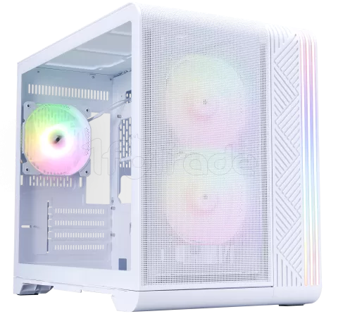 Photo de Boitier Mini Tour Micro ATX 1stPlayer VT6 RGB avec panneau vitré (Blanc)