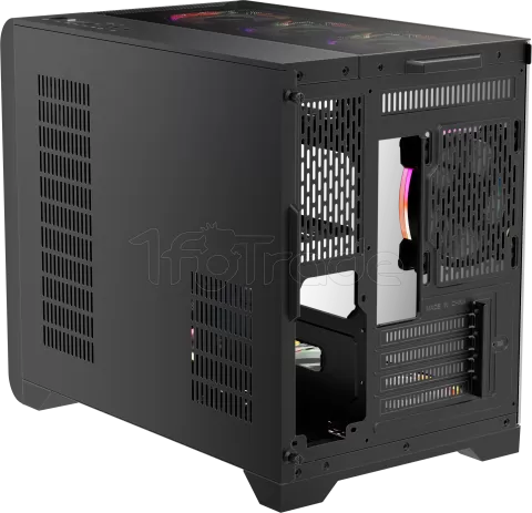 Photo de Boitier Mini Tour Micro ATX 1stPlayer VT6 RGB avec panneau vitré (Noir)